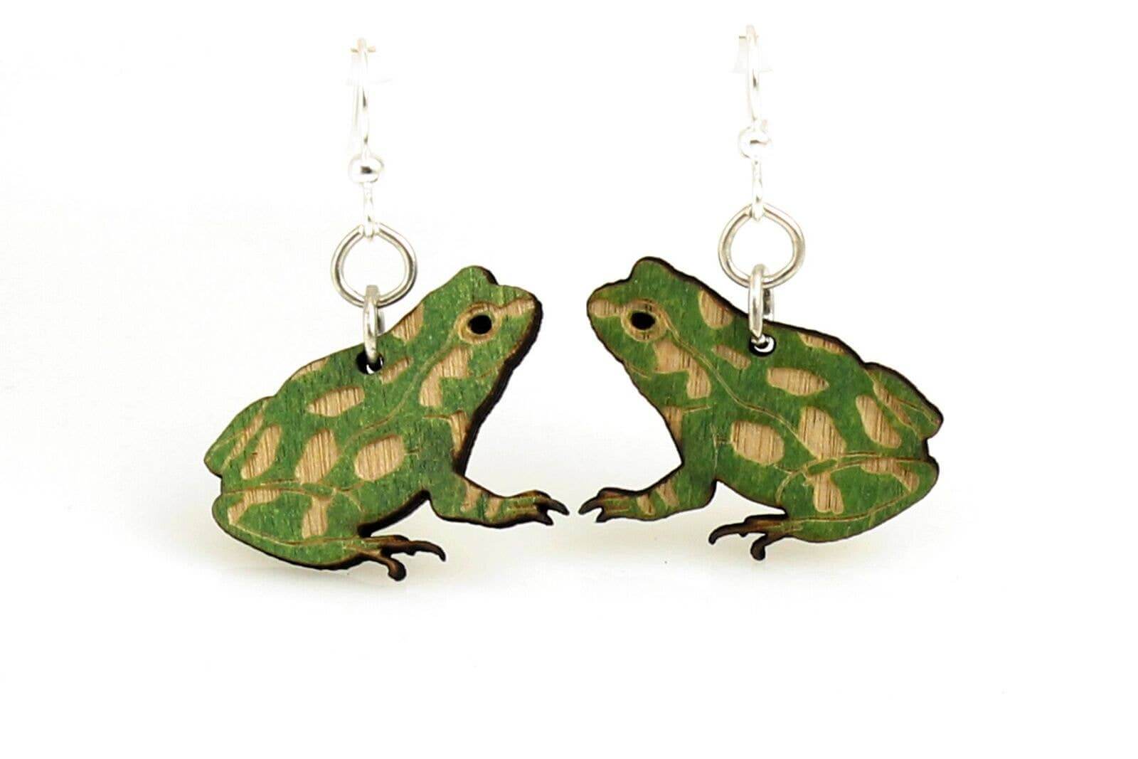 Frog earrings clearance