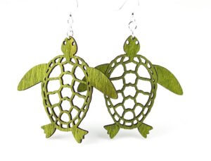 Green Tree Jewelry - Sea Turtle Earrings